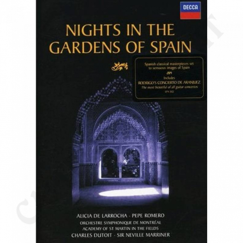 De Larrocha Romero Dutoit Nights In The Gardens Of Spain DVD De Larrocha Romero Dutoit Nights In The Gardens Of Spain DVD