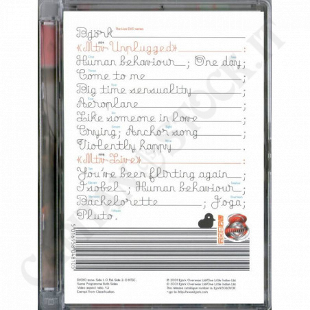 Acquista Bjork The Live DVD Series 1994 MTV Unplugged 1998 MTV Live a soli 14,50 € su Capitanstock  Acquista Bjork The Live DVD Series 1994 MTV Unplugged 1998 MTV Live a soli 14,50 € su Capitanstock