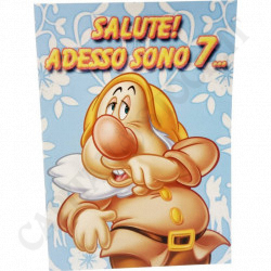 Buy 7 Years Birthday Greeting Card with Envelope - Snow White and the 7 Dwarfs at only €1.90 on Capitanstock