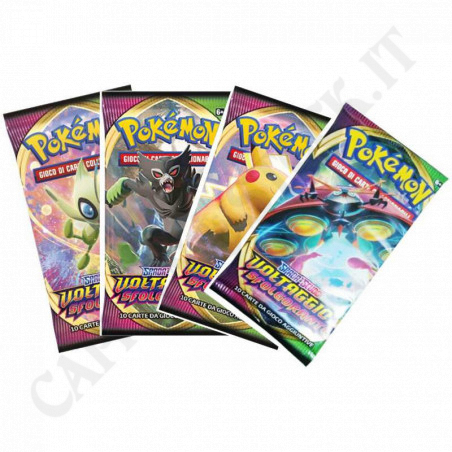 Acquista Pokemon Spada e Scudo Voltaggio Sfolgorante ArtSet Completo 4 Bustine - IT a soli 27,90 € su Capitanstock 