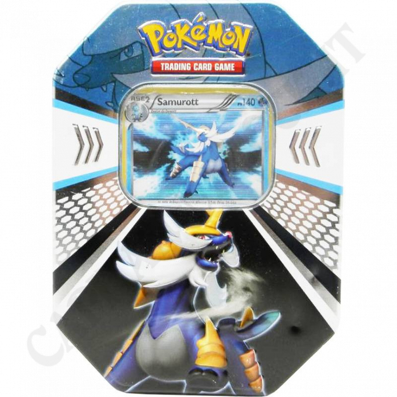 Pokémon Tin Box Samurott PV 140 - Solo Carta Rara + Tin Box