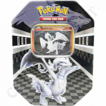 Acquista Pokémon Reshiram Tin Box PV 130 con Carta Rara + Bustina Singola Nero & Bianco a soli 24,50 € su Capitanstock  Acquista Pokémon Reshiram Tin Box PV 130 con Carta Rara + Bustina Singola Nero & Bianco a soli 24,50 € su Capitanstock