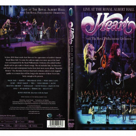 Acquista Heart Live At The Royal Albert Hall Blu-ray a soli 12,90 € su Capitanstock 