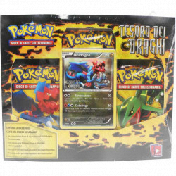 Buy Pokémon Set Treasure Of Dragons Druddigon PV 110 - 3 Packs + Rare Card IT at only €99.00 on Capitanstock