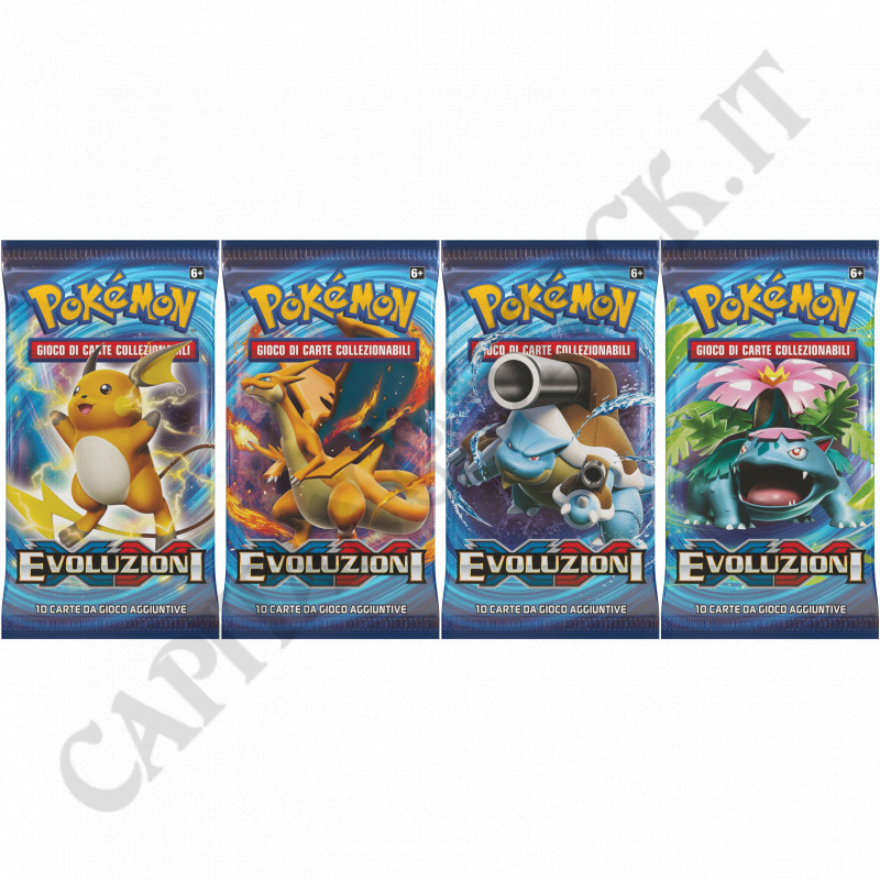 Pokémon XY Evoluzioni Bustina 10 Carte Aggiuntive - Seconda Scelta - IT
