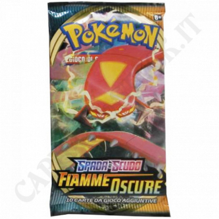 Acquista Pokémon - Spada & Scudo Fiamme Oscure - Bustina 10 Carte Aggiuntive - Seconda Scelta IT a soli 4,75 € su Capitanstock 