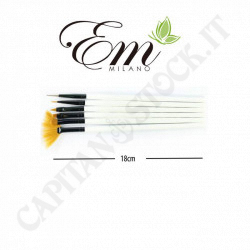 E.M. Beauty Gel Brushes 6 PCs