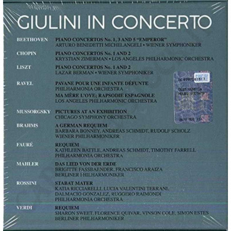 Buy Deutsche Grammophon Giulini in Concerto Box CD at only €24.90 on Capitanstock