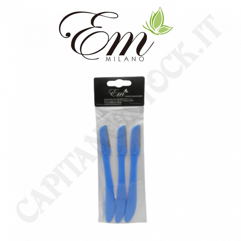 Acquista E.M. Beauty Set 3 Coltellini per Sopracciglia a soli 2,79 € su Capitanstock 