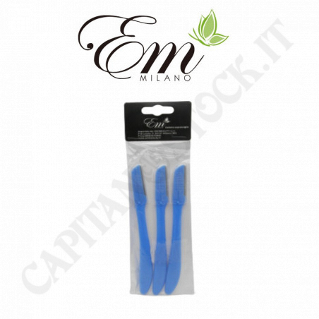 Buy E.M. Beauty Set 3 Eyebrow Knives at only €2.79 on Capitanstock