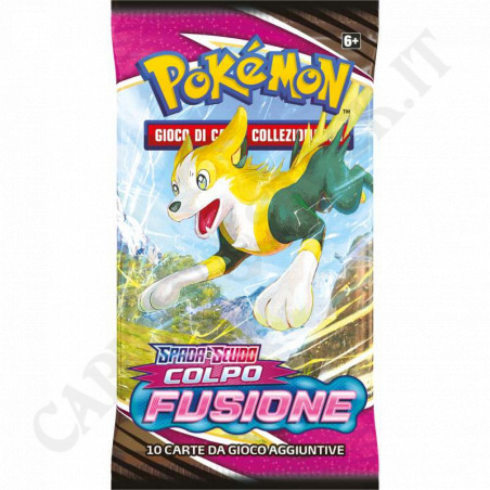 Acquista Pokémon Spada e Scudo Colpo Fusione Bustina 10 Carte Aggiuntive (IT) a soli 4,90 € su Capitanstock 