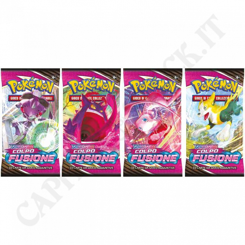 Pokémon Spada e Scudo Colpo Fusione bustina 10 carte - IT-