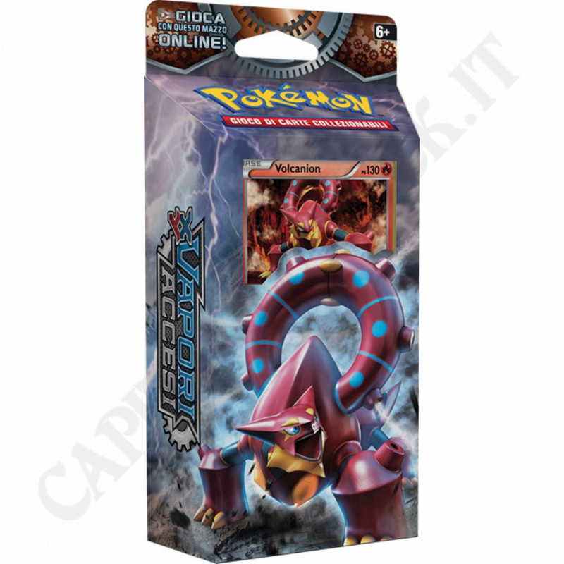 Pokémon Deck XY On Vapors Mechanical Fire Volcanion Ps 130 - Ruined Packaging Pokémon Deck XY On Vapors Mechanical Fire Volcanion Ps 130 - Ruined Packaging
