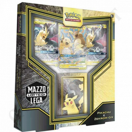 Acquista Pokémon Mazzo Lotte di Lega Pikachu & Zekrom-GX - iT - Lievi Imperfezioni a soli 38,40 € su Capitanstock  Acquista Pokémon Mazzo Lotte di Lega Pikachu & Zekrom-GX - iT - Lievi Imperfezioni a soli 38,40 € su Capitanstock
