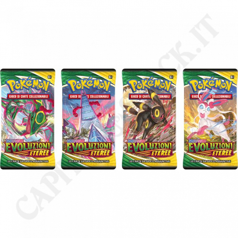 Pokémon - Spada & Scudo Evoluzioni Eteree - Bustina 10 Carte Aggiuntive Pokémon - Spada & Scudo Evoluzioni Eteree - Bustina 10 Carte Aggiuntive