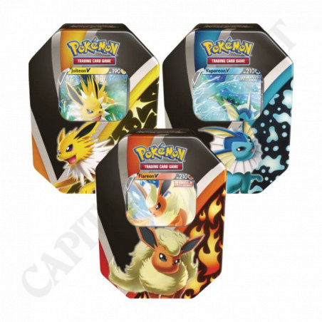 Acquista Pokémon Tin Box Jolteon-V PS 190 - Evoluzioni di Eevee - IT a soli 20,90 € su Capitanstock 