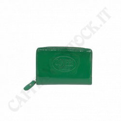 Coveri Green Lacquered Woman Wallet