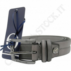 Sergio Tacchini Men's Gray Leather Belt