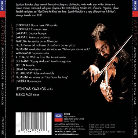 Buy Leonidas Kavakos Virtuoso CD at only €7.00 on Capitanstock