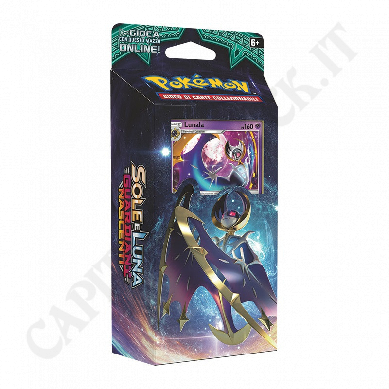 Pokémon Deck - Sole e Luna Guardiani Nascenti Luna Segreta - Lunala Ps 160