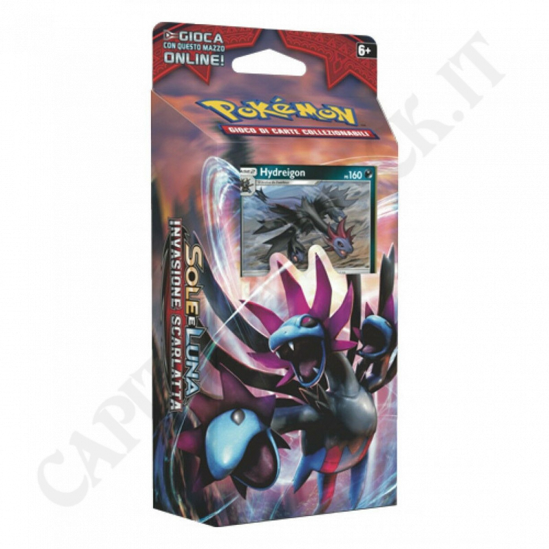 Pokémon Deck Sun and Moon Scarlet Invasion Deadly Fangs - Hydreigon Ps 160 - Slight Imperfections Pokémon Deck Sun and Moon Scarlet Invasion Deadly Fangs - Hydreigon Ps 160 - Slight Imperfections