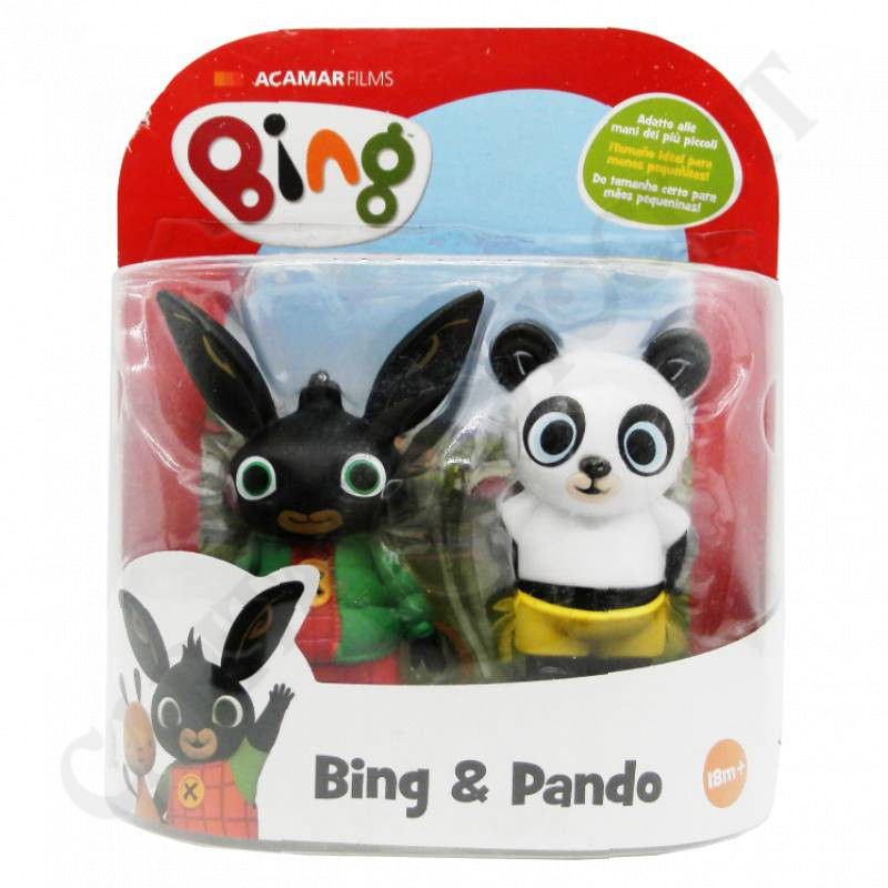 Bing - Coppia personaggi Pando e Bing con giubbino Giochi Preziosi