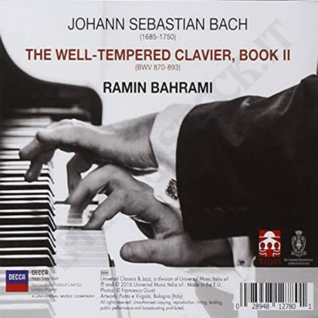 Acquista Ramin Bahrami Bach The well tempered clavier book II 2CD a soli 8,00 € su Capitanstock 