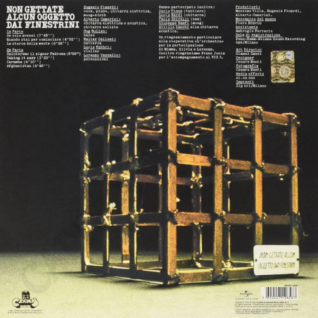 Buy Eugenio Finardi Non Gettate Alcun Oggetto Dai finestrini CD at only €7.99 on Capitanstock