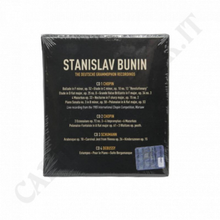 Acquista Stanislav Bunin Chopin - Debussy - Schumann 4CD a soli 23,99 € su Capitanstock 