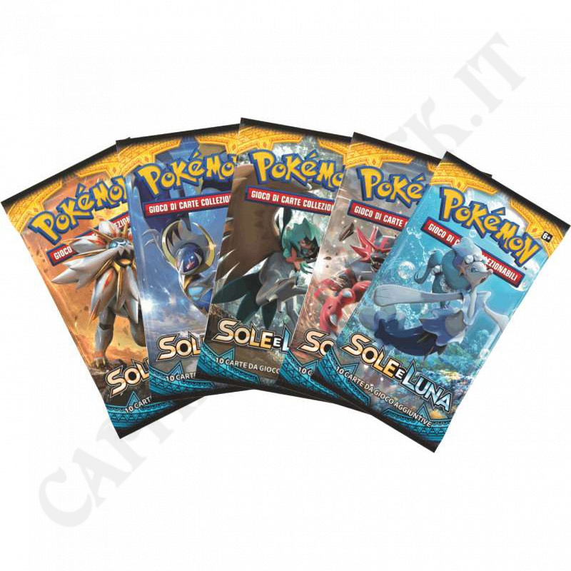 Pokémon Sun and Moon Complete ArtSet 5 Packets - IT Pokémon Sun and Moon Complete ArtSet 5 Packets - IT