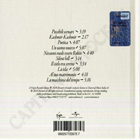 Buy Cesare Cremonini Possibili Scenari per Pianoforte e Voce CD at only €7.12 on Capitanstock