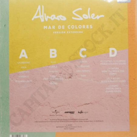 Acquista Alvaro Soler Mar De Colores Version Extendida 2 LP Vinile a soli 24,90 € su Capitanstock 