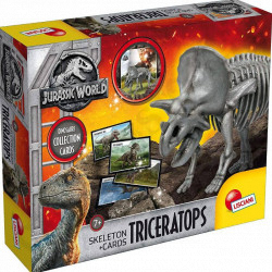 Lisciani Jurassic World Skeleton e Cards Triceratops
