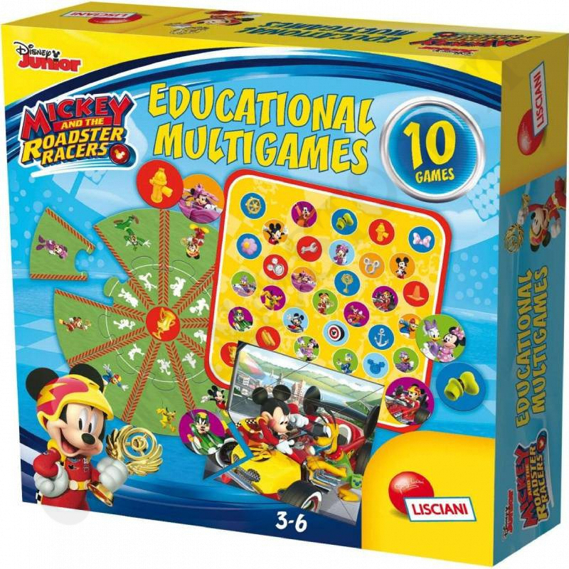 Lisciani Mickey And The Roadster Educational Multigames Lisciani Mickey And The Roadster Educational Multigames