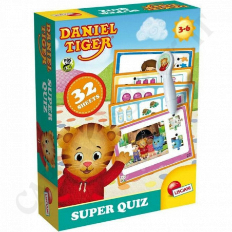 Buy Lisciani Daniel Tiger Super Quiz at only €5.90 on Capitanstock Buy Lisciani Daniel Tiger Super Quiz at only €5.90 on Capitanstock