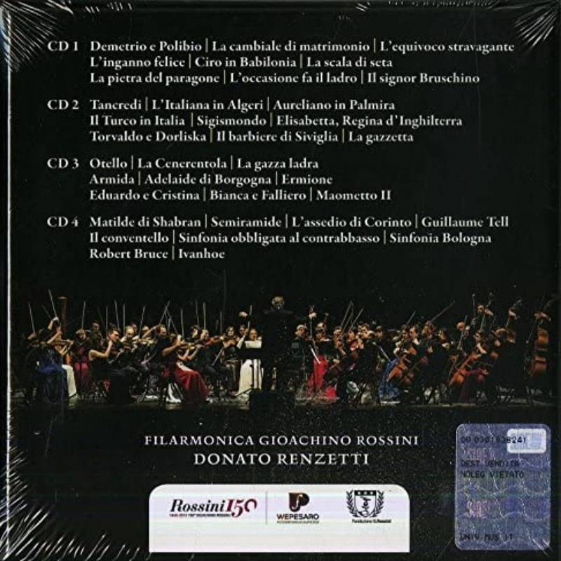 Complete　Rossini　Overtures　4CDs　CapitanStock