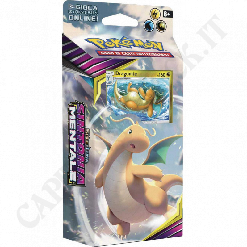 Pokémon Deck - Sole & Luna - Sintonia Mentale Turbine Ruggente - Dragonite Ps 160 Pokémon Deck - Sole & Luna - Sintonia Mentale Turbine Ruggente - Dragonite Ps 160