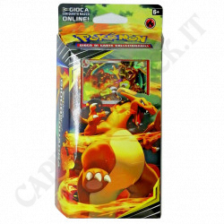 Pokémon Deck Sole Luna Gioco di Squadra Fiamma Implacabile Packaging Rovinato