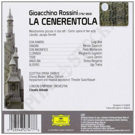 Buy Rossini La Cenerentola Abbado - 2 CDs at only €8.90 on Capitanstock