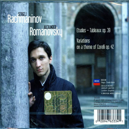 Acquista Romanovsky/Rachmaninov Etudes Tableaux Op.39,Variazioni Corelli Op.42 - CD a soli 8,90 € su Capitanstock 