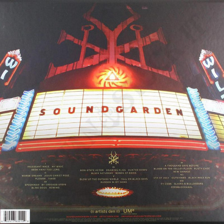 Buy Soundgarden Live From The Artists Den - 4LP Deluxe at only €79.90 on Capitanstock