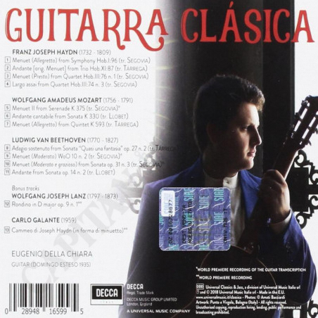 Buy Eugenio della Chiara Guitarra Clasica - CD at only €8.50 on Capitanstock