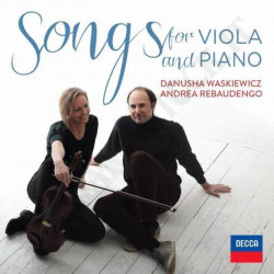 Danusha Waskiewicz Andrea Rebaudengo Songs for Viola and Piano - CD