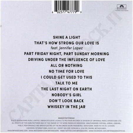 Acquista Bryan Adams Shine A Light - CD a soli 4,29 € su Capitanstock 