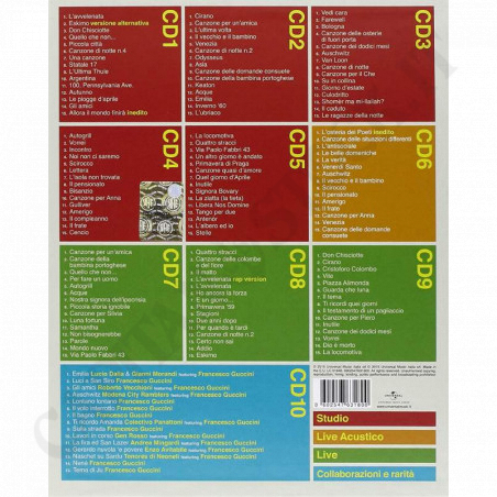 Acquista Francesco Guccini - Se Io Avessi Previsto Tutto Questo - 10CD Ed. super Deluxe a soli 78,90 € su Capitanstock 