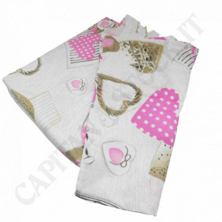 Buy Double Face Duvet Cover 1 Square and 1/2 + 2 Pillowcases TR Fiordaliso at only €7.12 on Capitanstock