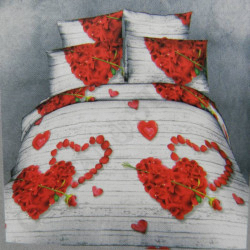 Double Face Duvet Cover 1 Square and 1/2
