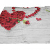 Buy Single Double Face Duvet Cover + 1 Pillowcase TR Cornflower Heart&Roses at only €14.90 on Capitanstock
