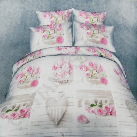 Buy Double Face Duvet Cover 1 Square and 1/2 + 2 Pillowcases TR Fiordaliso at only €8.90 on Capitanstock Buy Double Face Duvet Cover 1 Square and 1/2 + 2 Pillowcases TR Fiordaliso at only €8.90 on Capitanstock