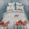 Buy Single Double Face Duvet Cover + 1 Pillowcase TR Cornflower Red Hearts at only €6.50 on Capitanstock